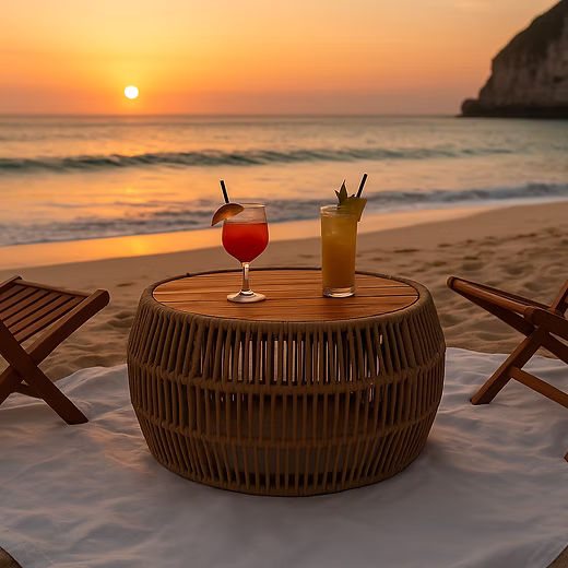 Allegro Acacia Round Coffee Table