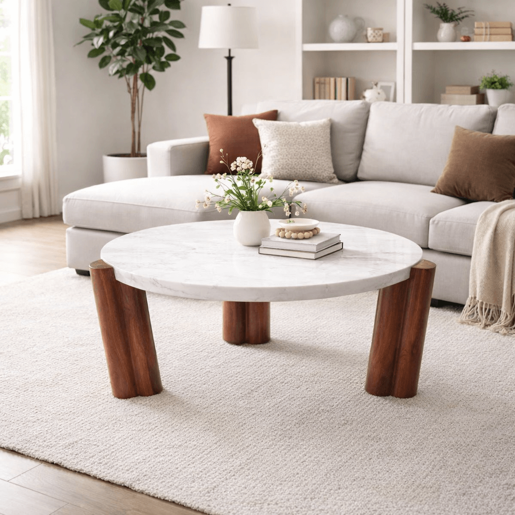 Opera Travertine Coffee Table